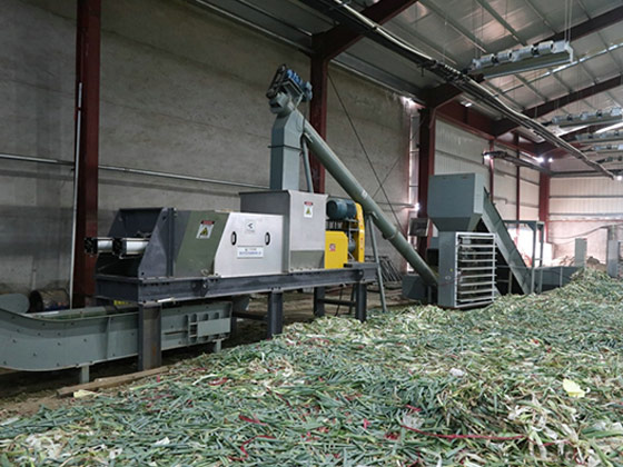 菜市場果蔬垃圾處理現(xiàn)場