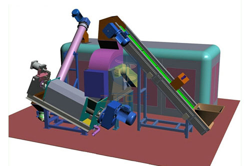 小型餐廚垃圾生產(chǎn)線的工作原理和性能特點