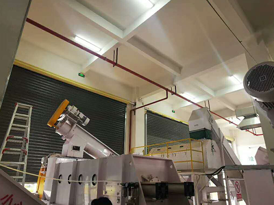 果蔬垃圾處理現(xiàn)場